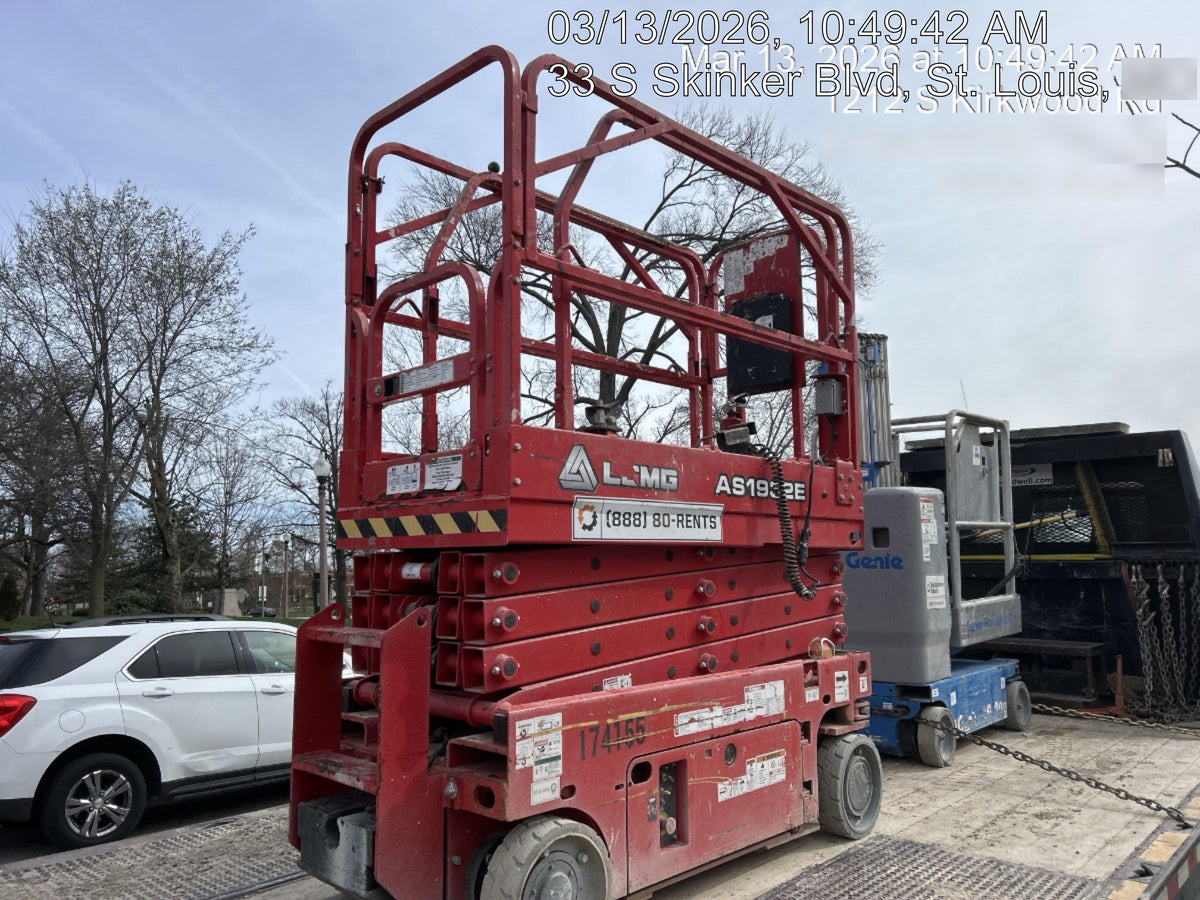 2021 Lgmg AS1932E Electric Drive, Solid Non Marking Tires, Dual Beacons