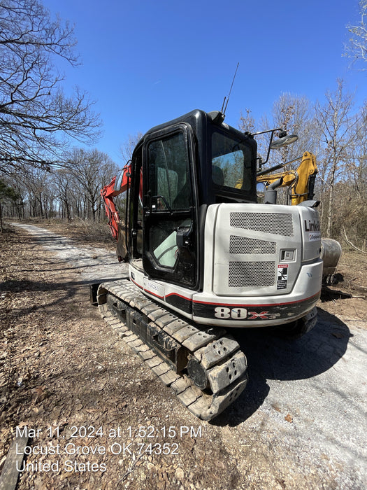2021 Link-Belt 80X3 Cab/Heat/Air, Rubber Tracks, Manual QC