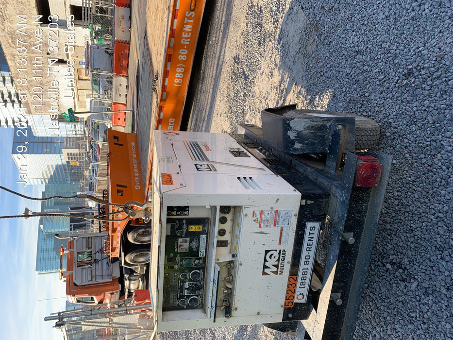 2019 Multiquip DLW400ESA4 Dual Pack, Trailer Mounted