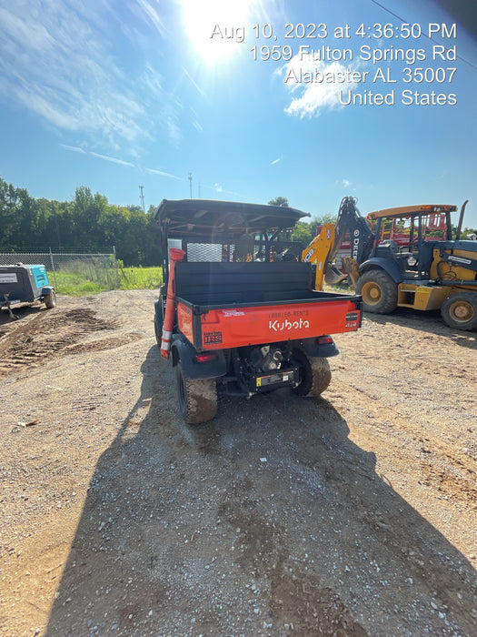 2020 Kubota RTV-X1140WL-H 4 Passenger cart with Plastic canopy, windshield, strobe light, harness, and backup alarm