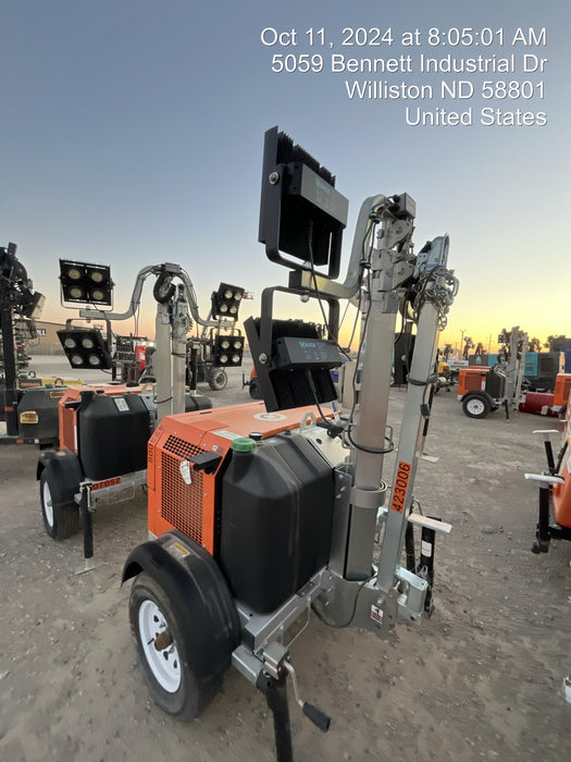 2024 Wanco WLTT-4MM4K Diesel, Deep Sea Controller, Shore Power Plug, Auto Start, (4) 350W LED Floodlights, 4kW Generator, 60 Gal Fuel Tank, 2" Ball, T3