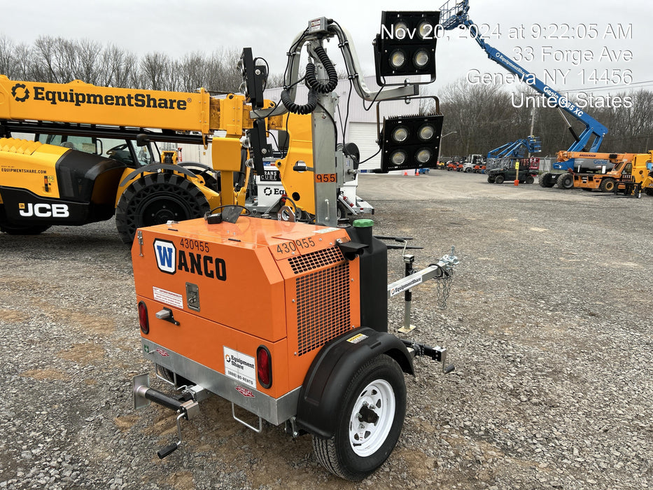 2024 Wanco WLTT-4MM4K Diesel, Deep Sea Controller, Shore Power Plug, Auto Start, (4) 350W LED Floodlights, 4kW Generator, 60 Gal Fuel Tank, 2" Ball, T3