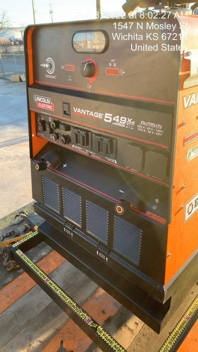 2021 Lincoln Electric Vantage 549X Ready Pak 3, ORANGE (includes trailer, cable rack, fender light kit)