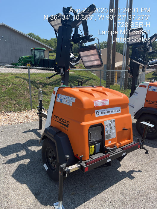 2023 Generac MLT2 Diesel, Flex Switch 120V Input, Powerzone Controller, (4) 320W LED Lights, 4kW Generator, 39.9 Gal Fuel Tank, 2" Ball, T3