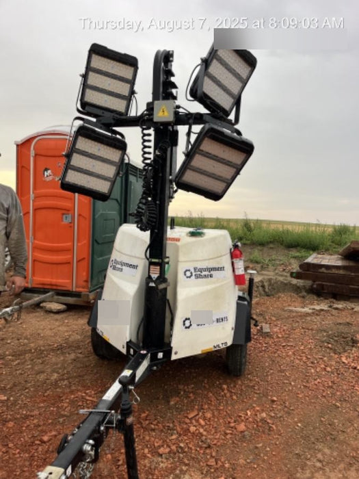 2024 Generac MLT2 Diesel, Flex Switch 120V Input, Powerzone Controller, 
(4) 320W LED Lights, 4kW Generator, 39.9 Gal Fuel Tank, 2" Ball, T3