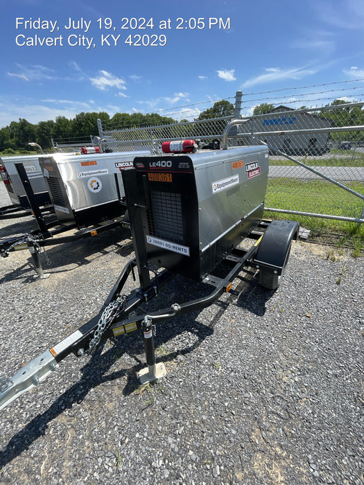 2024 Lincoln Electric LE400 Kubota V1505, Trlr, Cable Rack, Light Kit, ES Decals, T3