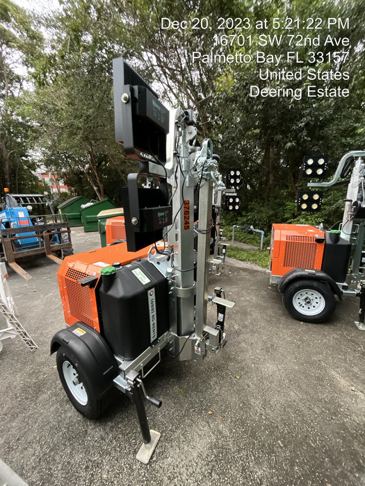 2023 Wanco WLTT-4MM4K Diesel, Deep Sea Controller, Shore Power Plug, Auto Start, (4) 350W LED Floodlights, 4kW Generator, 60 Gal Fuel Tank, 2" Ball, T3