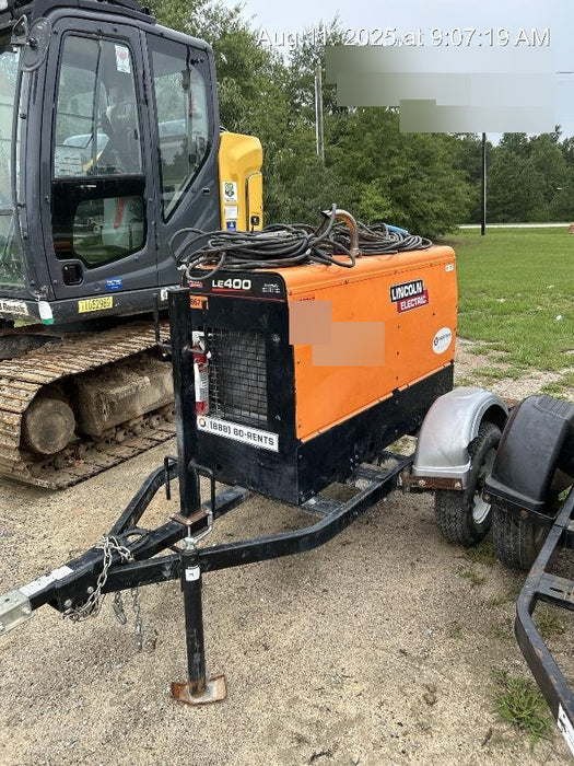 2022 Lincoln Electric LE400 Kubota V1505, Trlr, Cable Rack, Light Kit, ES Decals, T3