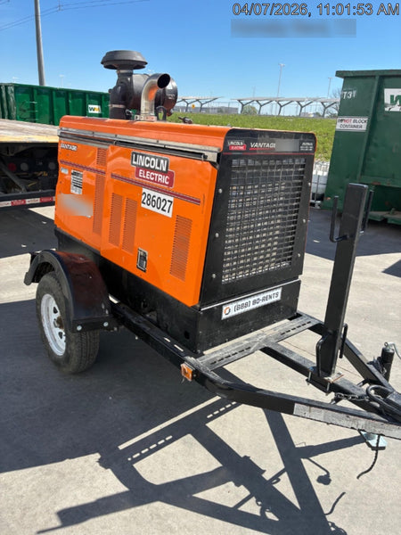 2022 Lincoln Electric Vantage 549X Crosslink Technology, Trailer Mounted, ES Decals, T3