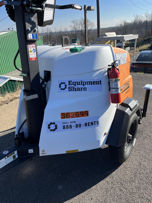 2023 Generac MLT2 Diesel, Flex Switch 120V Input, Powerzone Controller, 
(4) 320W LED Lights, 4kW Generator, 39.9 Gal Fuel Tank, 2" Ball, T3