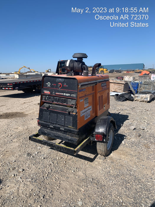 2021 Lincoln Electric Vantage 549X Ready Pak 3, ORANGE (includes trailer, cable rack, fender light kit)