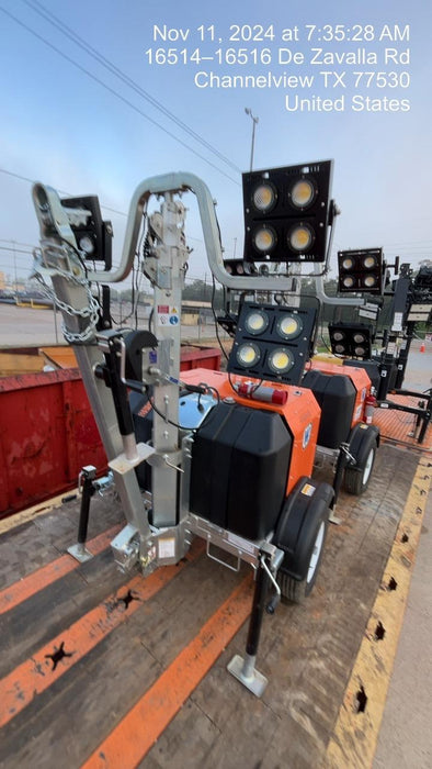 2024 Wanco WLTT-4MM4K Diesel, Deep Sea Controller, Shore Power Plug, Auto Start, (4) 350W LED Floodlights, 4kW Generator, 60 Gal Fuel Tank, 2" Ball, T3