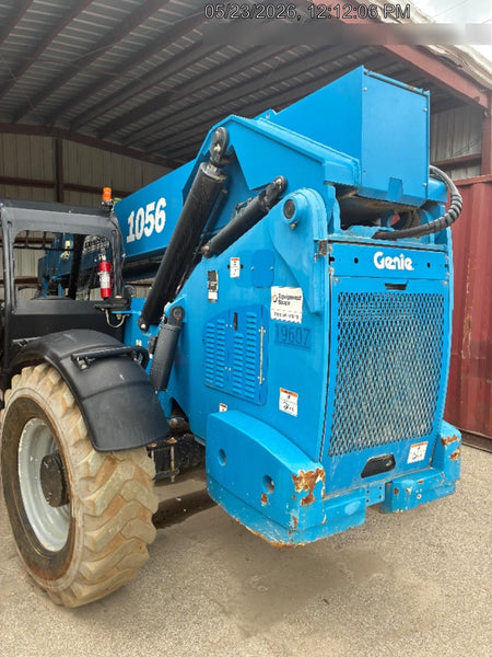 2018 Genie GTH-1056 Genie GTH-1056 w/ROPS, Work Lights, Solid Tires, RH Cab Mesh, Beacon, 60" Carriage and Forks