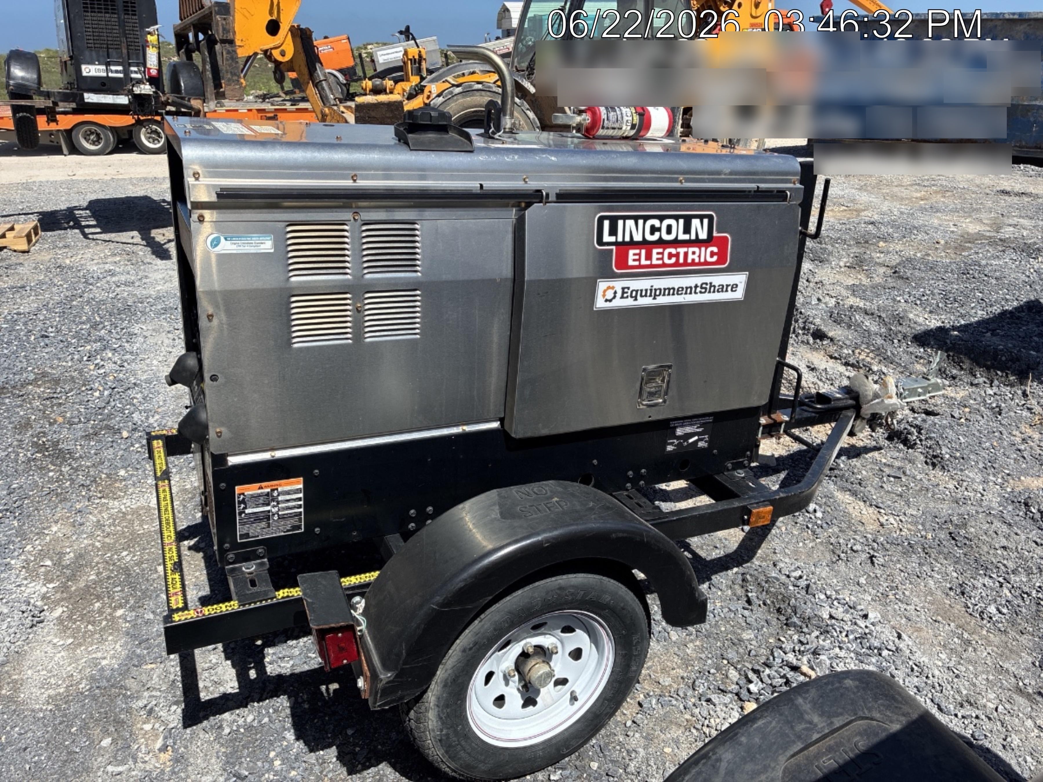 2025 Lincoln Electric LE400 Diesel, Kubota V1505, 22 HP, Trlr, Cable Rack, Light Kit, ES Decals, T3