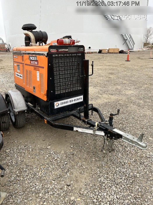 2022 Lincoln Electric Vantage 549X Crosslink Technology, Trailer Mounted, ES Decals, T3