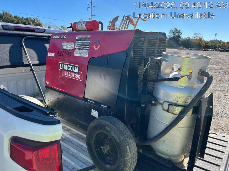2021 Lincoln Electric Ranger 305 LPG K3430-1, Ranger 305 LPG, Undercarriage, Tank Holder & Strap, 10kw AC Gen, 25hp Kohler LPG Eng