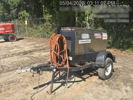2019 Lincoln Electric Vantage 322 Ready-Pak 3, Two Wheel Trailer, Fender and Light Kit, Cable Rack