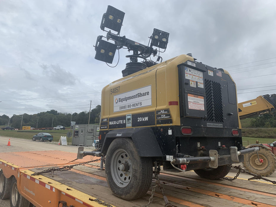 2019 Allmand MAXI-LITE II 20 kW Light Tower w/Arctic Package, LED Light Package