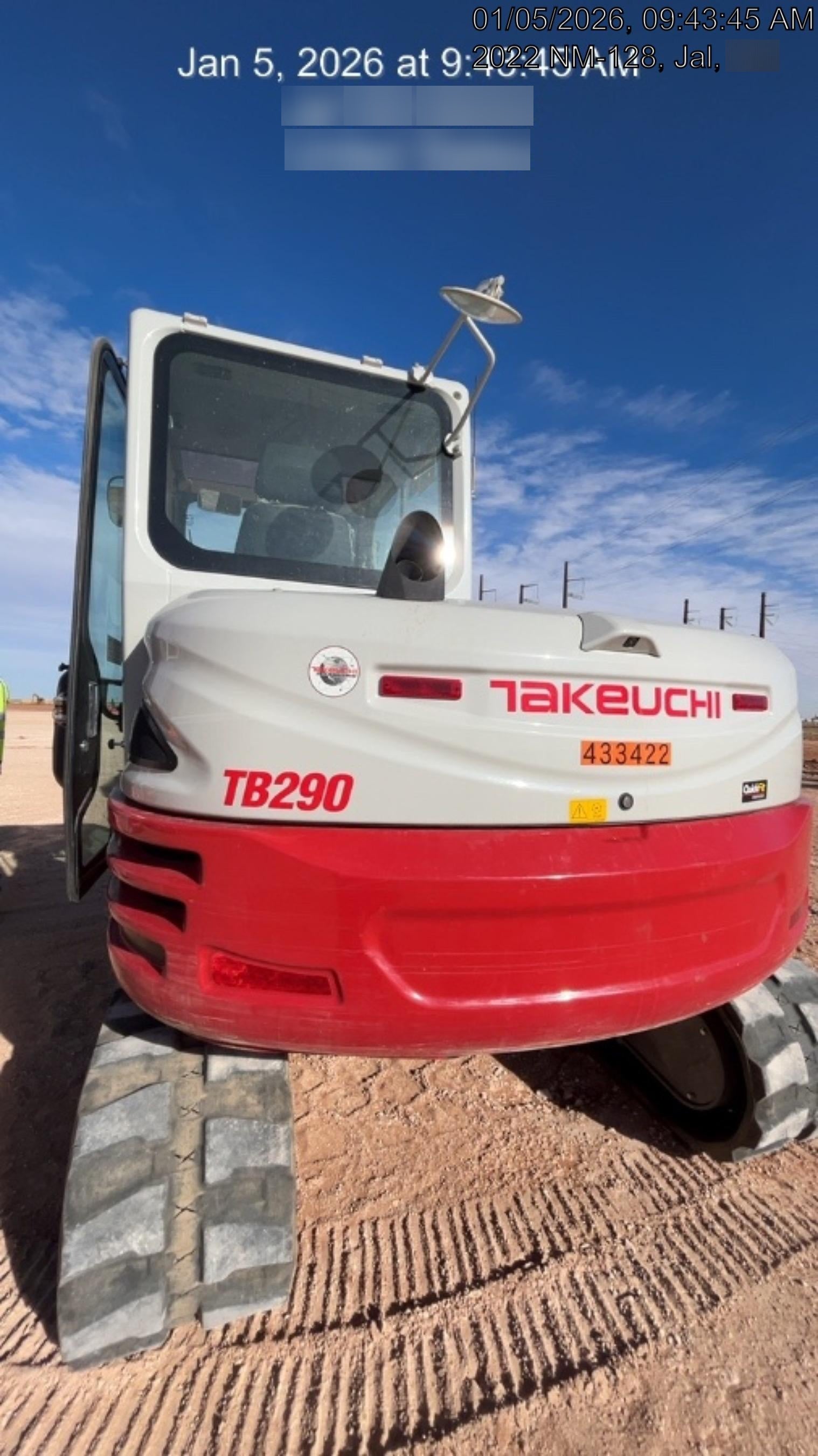 2024 TAKEUCHI TB290-CR