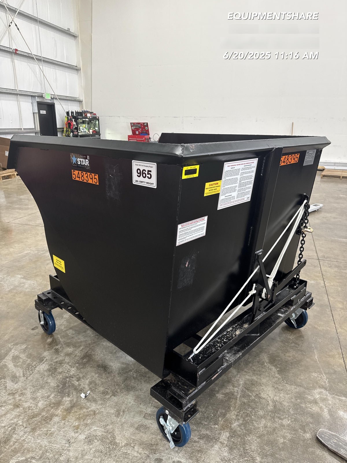 2025 STAR INDUSTRIES M-1820 - Self-Dump Hopper