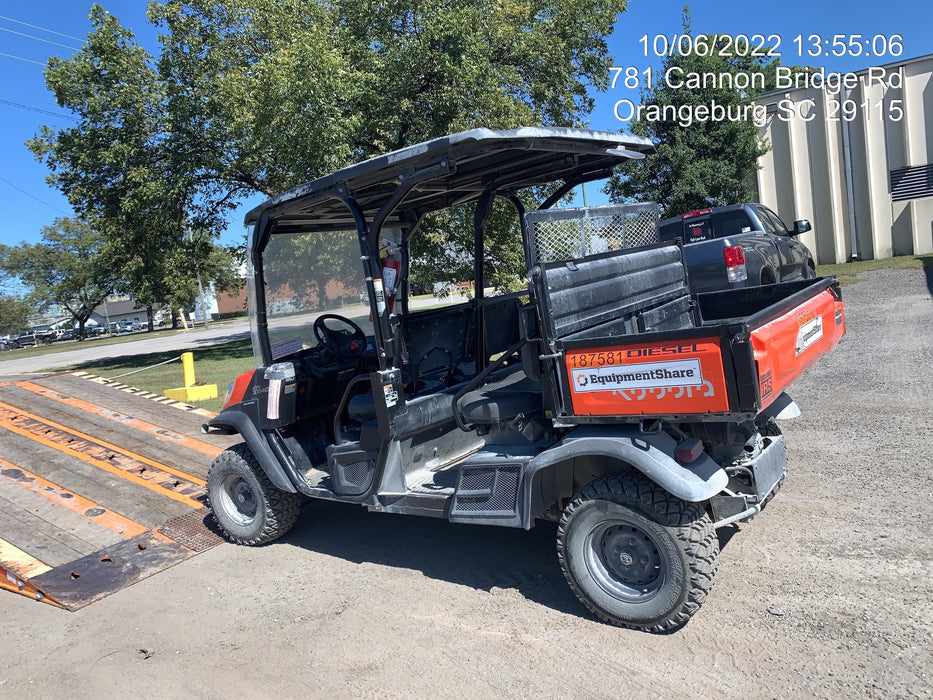 2021 Kubota RTV-X1140W-H Plastic Canopy, Windshield Acrylic Clear, LED Strobe Light, Wire Harness Kit, Back up Alarm