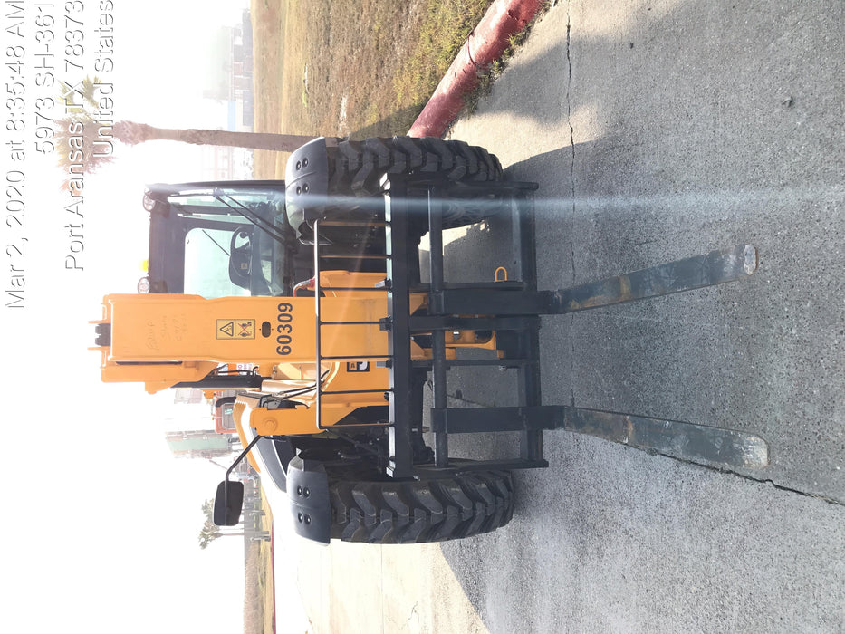 2020 JCB 506-36 Cab/Heat/Air, 74 HP, Solid Tires, STD Worklight, Beacon, Aux Hydraulics, Lifting Eye, Back up Alarm w/48" Carriage/48" Forks