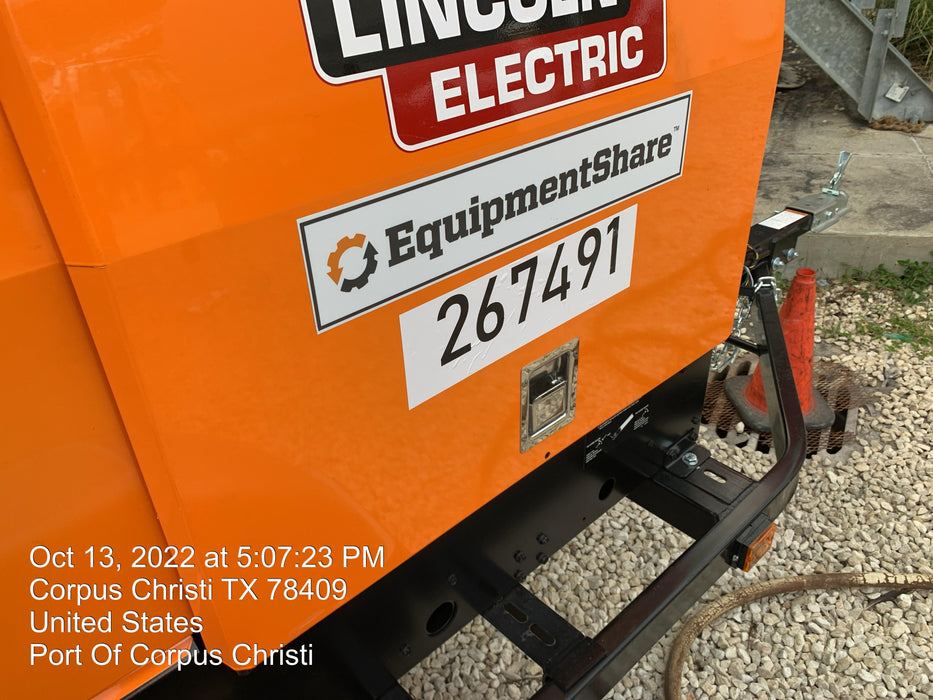 2022 Lincoln Electric LE400 Kubota V1505, Trlr, Cable Rack, Light Kit, ES Decals, T3