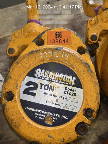 2021 HARRINGTON CF020-20