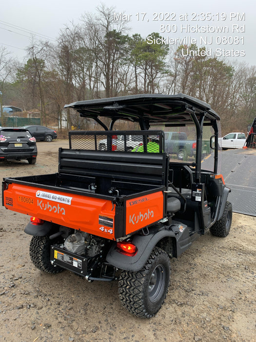 2021 Kubota RTV-X1140W-H Plastic Canopy, Windshield Acrylic Clear, LED Strobe Light, Wire Harness Kit, Back up Alarm