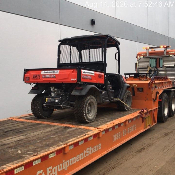 2019 Kubota RTV-X900 4wd Utility Cart, LED Strobe, Windshield Tempered Glass, Plastic Canopy, Backup Alarm