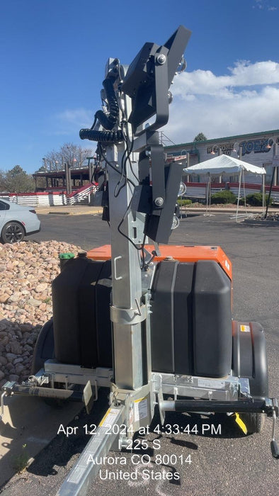 2023 Wanco WLTT-4MM4K Diesel, Deep Sea Controller, Shore Power Plug, Auto Start, (4) 350W LED Floodlights, 4kW Generator, 60 Gal Fuel Tank, 2" Ball, T3