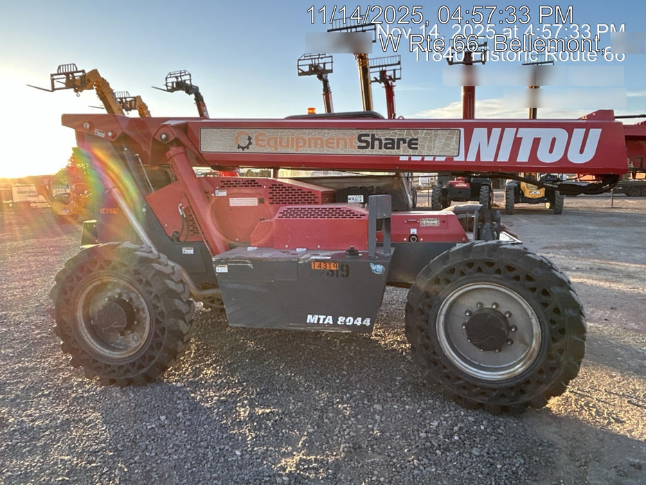 2019 Manitou MTA8044 MTA 8044 - 74 HP T4, Canopy, Worklights/Strobe, Beacon, 66" Carriage, 48" Forks, Solid Tires, Lift Hook, Aux Hydraulics