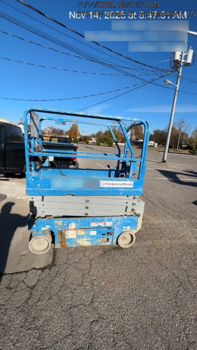 2019 Genie GS-1930 Fixed Rails with Chain Entry