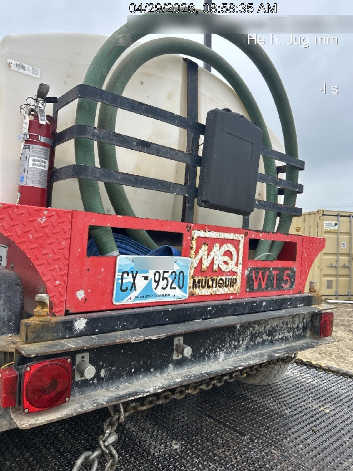 2020 MULTIQUIP WT5C