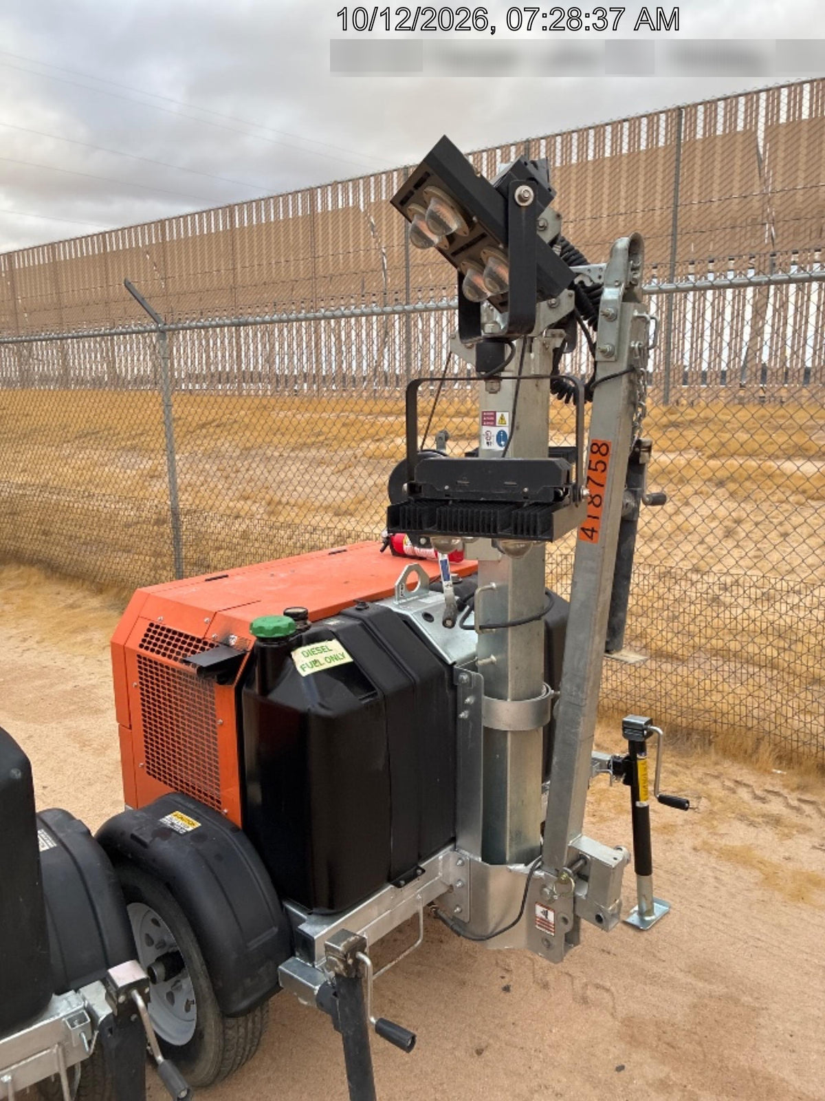 2024 Wanco WLTT-4MM4K Diesel, Deep Sea Controller, Shore Power Plug, Auto Start, (4) 350W LED Floodlights, 4kW Generator, 60 Gal Fuel Tank, 2" Ball, T3