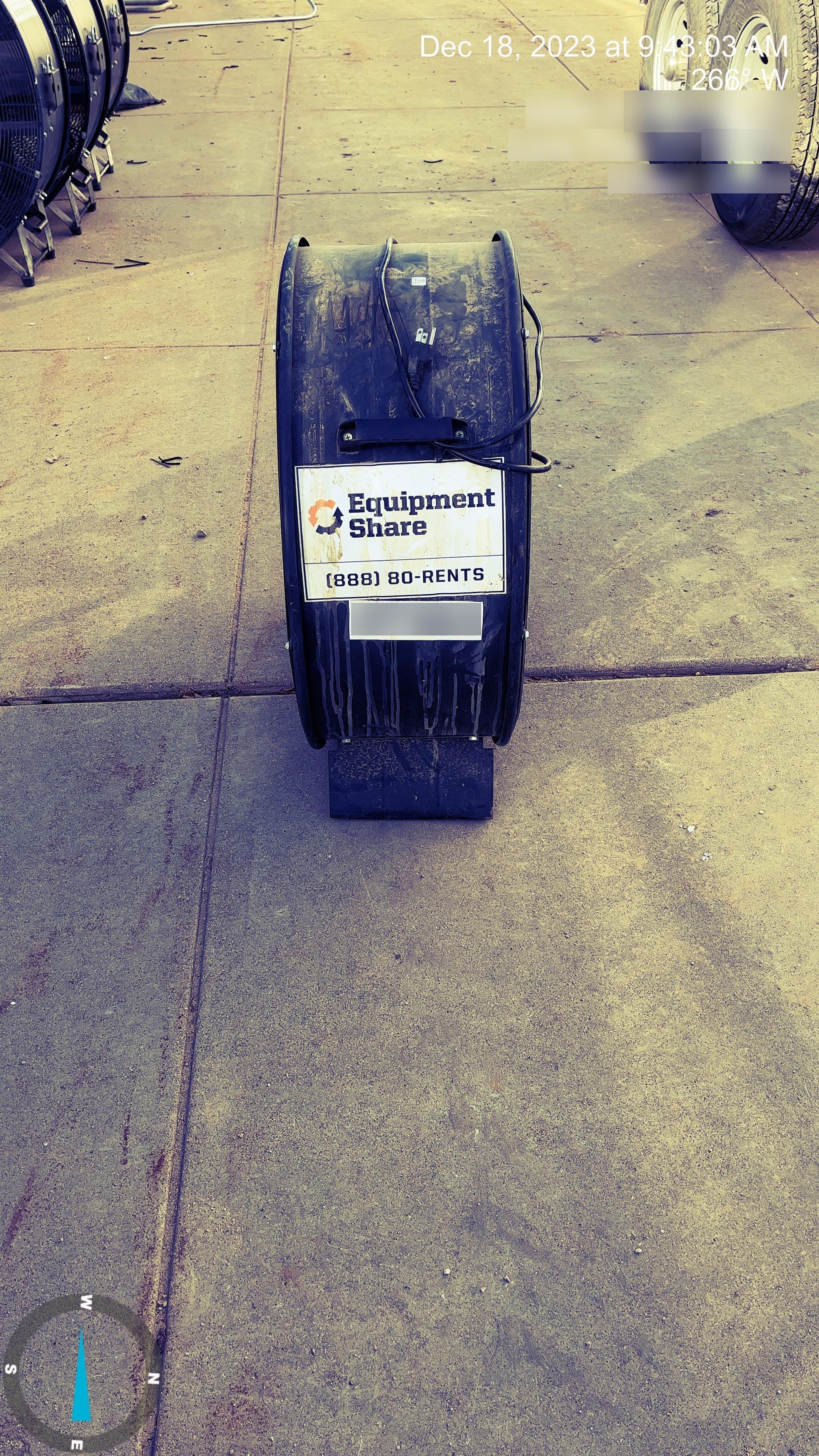 2019 CENTRAL MACHINERY 24" SHOP FAN