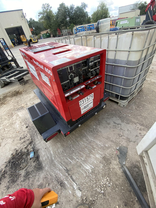 2022 Shindaiwa DGW400MDL Kubota D902 Engine, 23 HP, Dual Op Welder, Wire, Arc, Droop Stick, Tig, and CC Stick Functionality, Simulphase, 3 Phase and 1 Phase Gen Output, Single Axle NB Trlr, Slr Trckl Chrg 12V 12W, Fire Ext