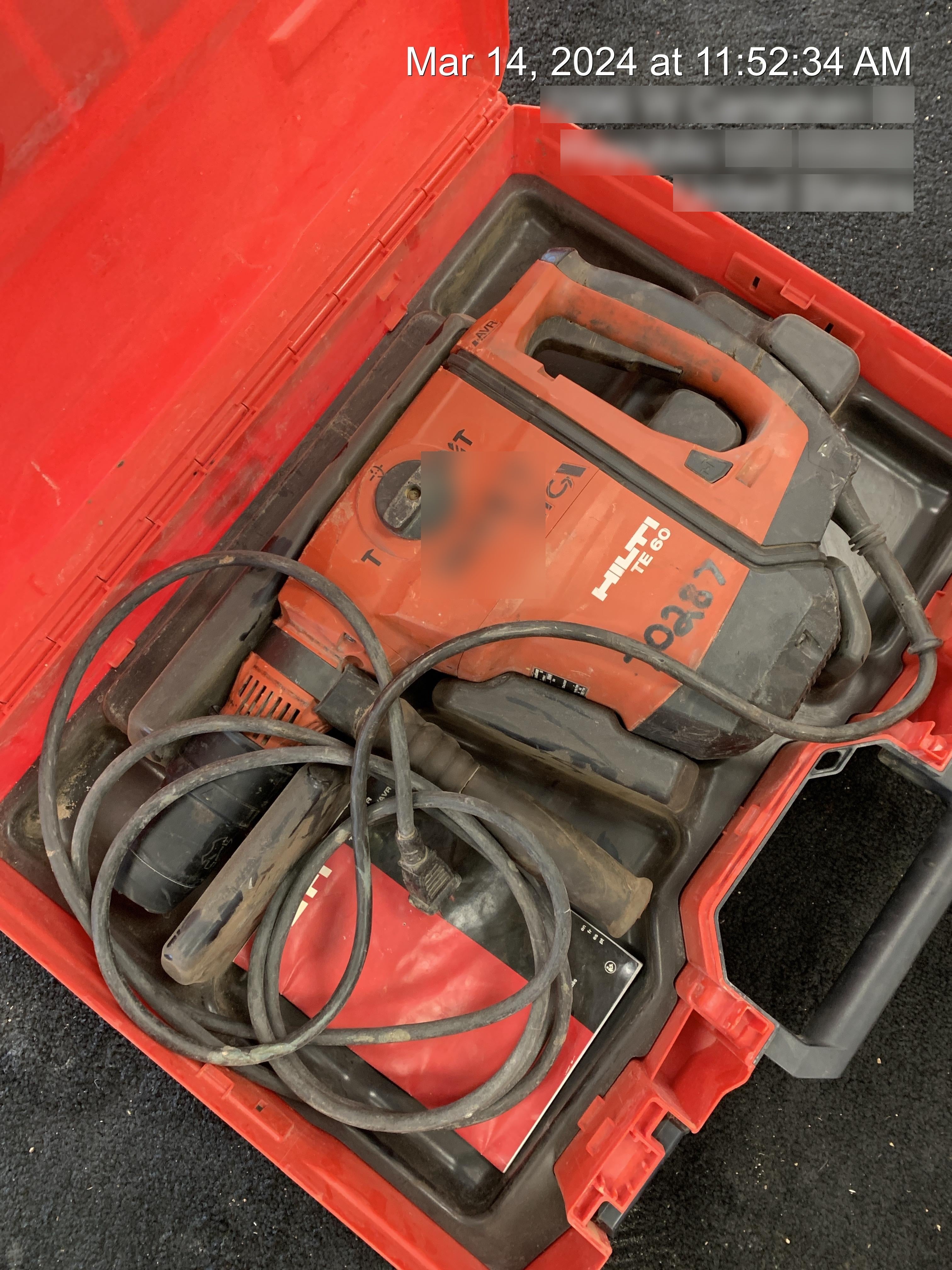 2020 HILTI TE 60-ATC/AVR