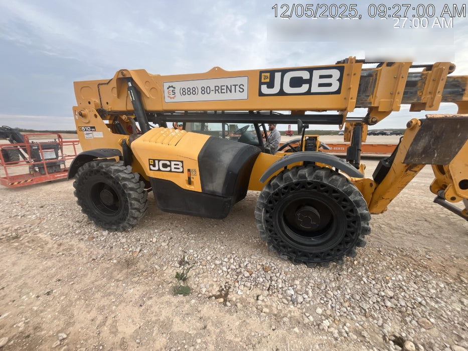 2019 JCB 510-56 JCB 510-56 74 HP w/Open ROPS, Beacon, Aux Hydraulics, Worklights, Solid Tires
