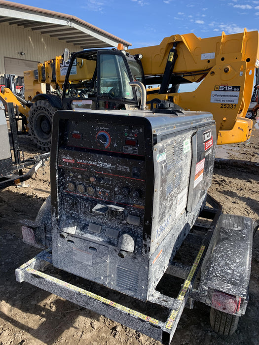 2018 Lincoln Electric Vantage 322 Lincoln Vantage 322 Welder Ready Pak 3 - Vantage 322, Trailer, Fender and light kit, Cable rack