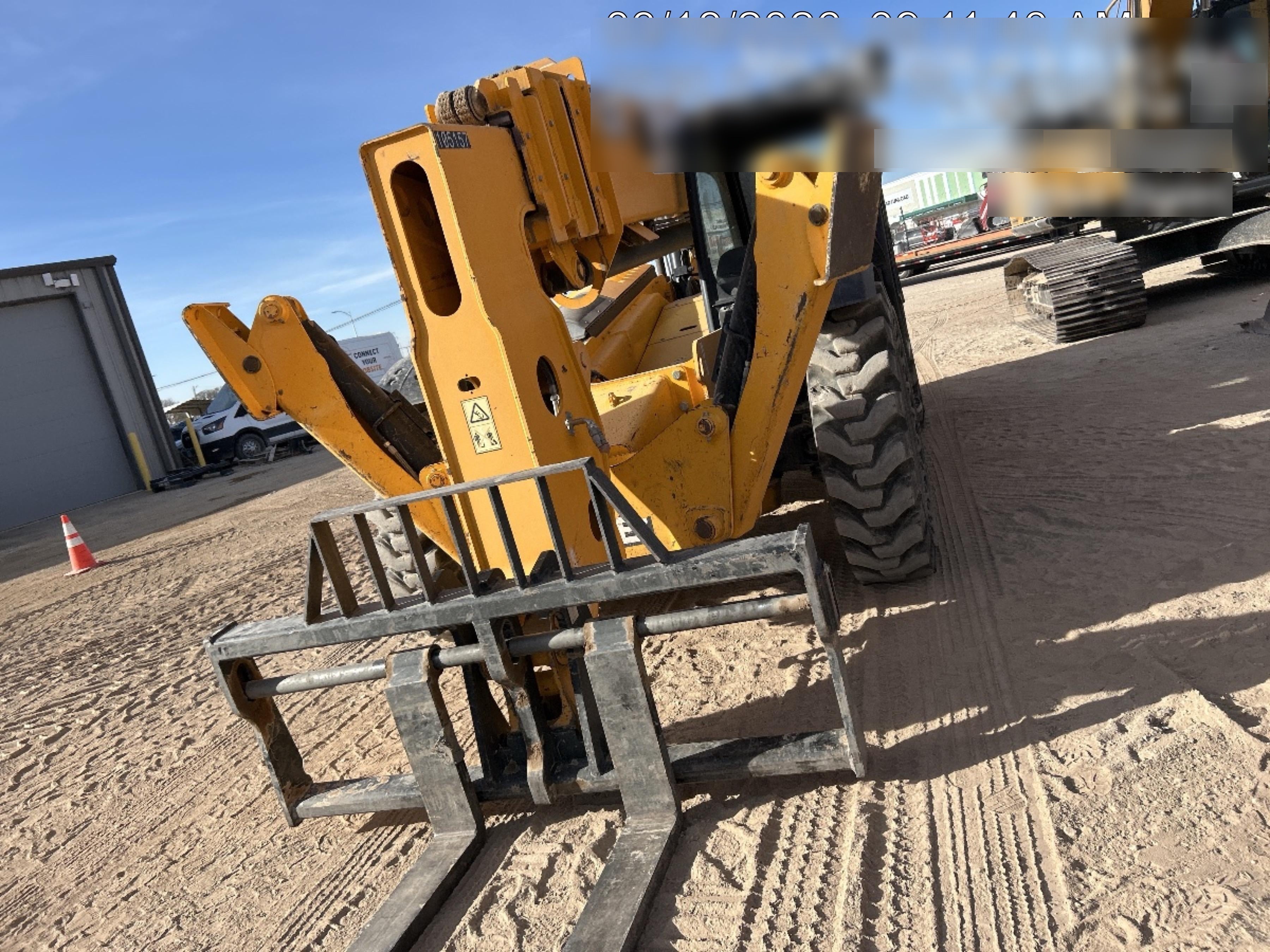 2020 JCB 512-56 Canopy, 74Hp, Solid Tires, Work Lights, Beacon, Aux Hydraulics, Back up Alarm, Lifting Eye, ES Decals