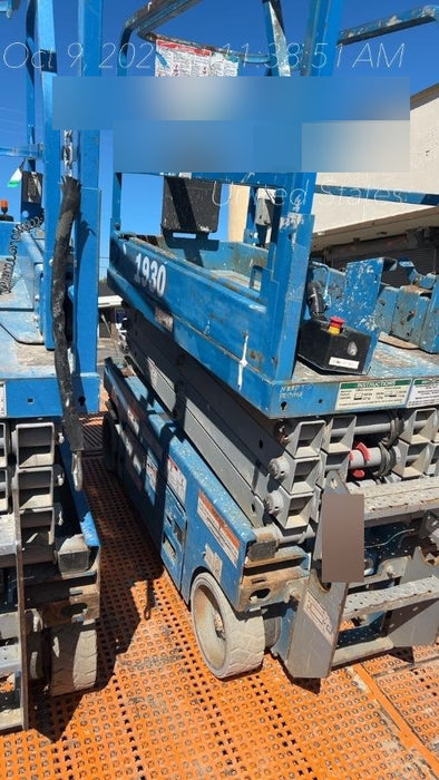 2019 Genie GS-1930 Fixed Rails with Chain Entry