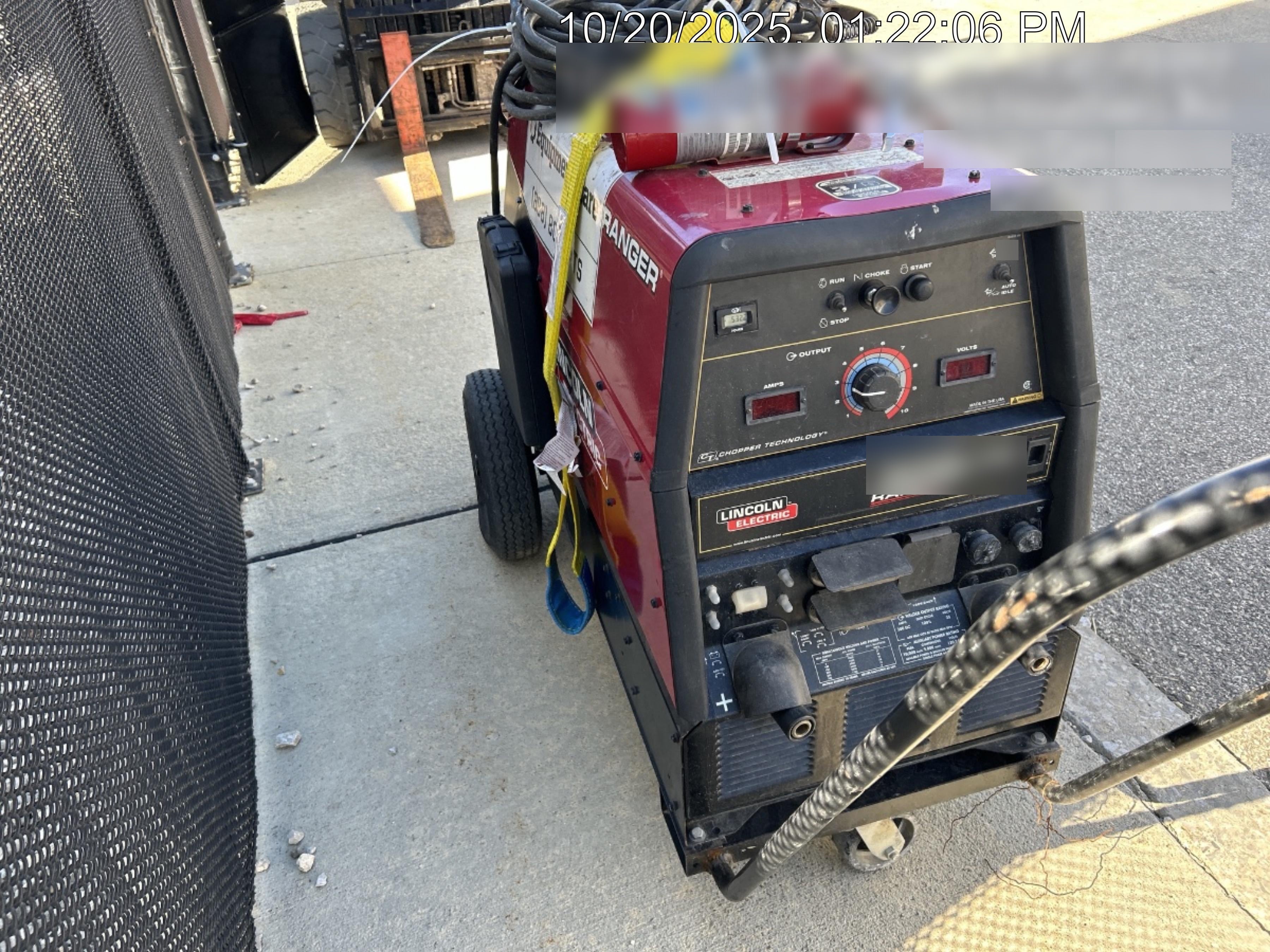 2021 Lincoln Electric Ranger 305 LPG K3430-1, Ranger 305 LPG, Undercarriage, Tank Holder & Strap, 10kw AC Gen, 25hp Kohler LPG Eng