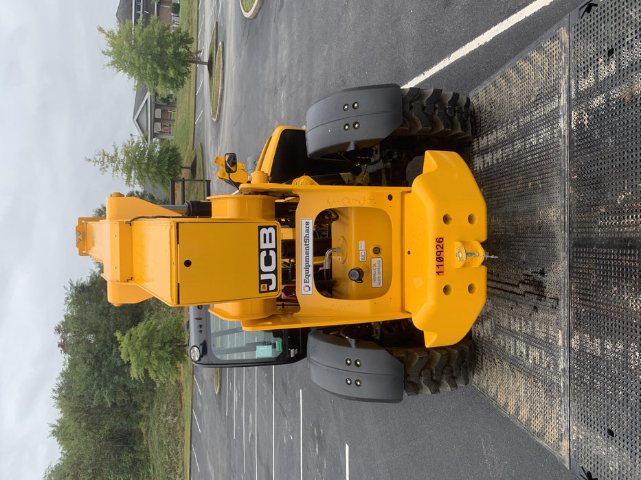 2020 JCB 510-56 Canopy, Solid Tires, Work Lights, Beacon, Aux Hydraulics, Back up Alarm, Lifting Eye, ES Decals