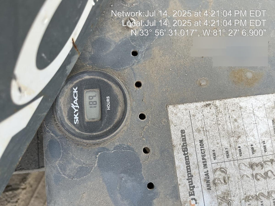 2019 Skyjack SJIII-3226 Standard w/Trojan Batteries