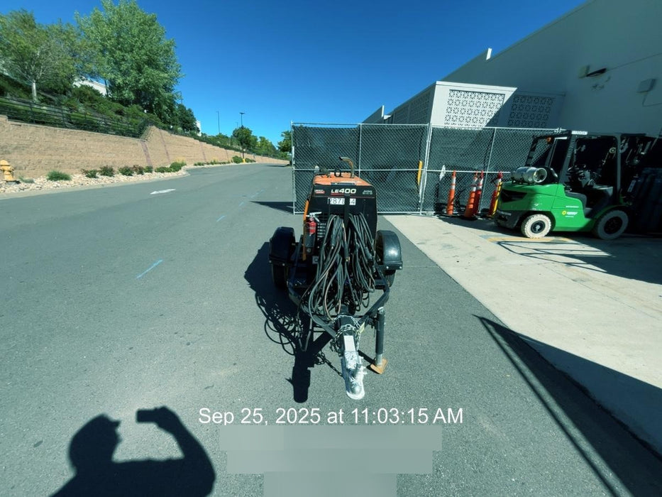 2023 Lincoln Electric LE400 Kubota V1505, Trlr, Cable Rack, Light Kit, ES Decals, T3