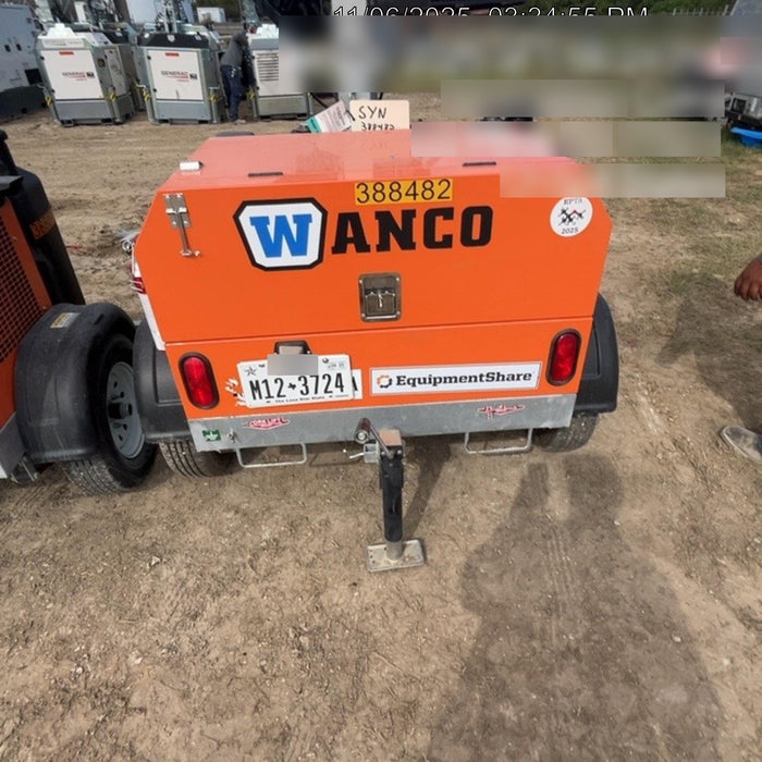2024 Wanco WLTT-4MM4K Diesel, Deep Sea Controller, Shore Power Plug, Auto Start, (4) 350W LED Floodlights, 4kW Generator, 60 Gal Fuel Tank, 2" Ball, T3
