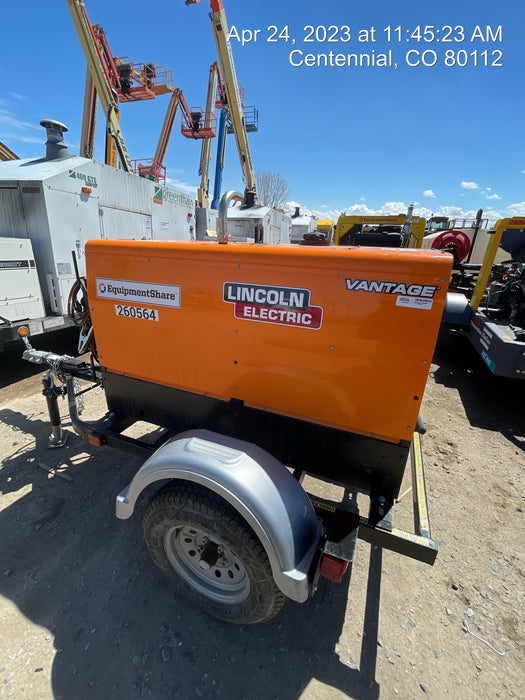 2022 Lincoln Electric LE400 Kubota V1505, Trlr, Cable Rack, Light Kit, ES Decals, T3