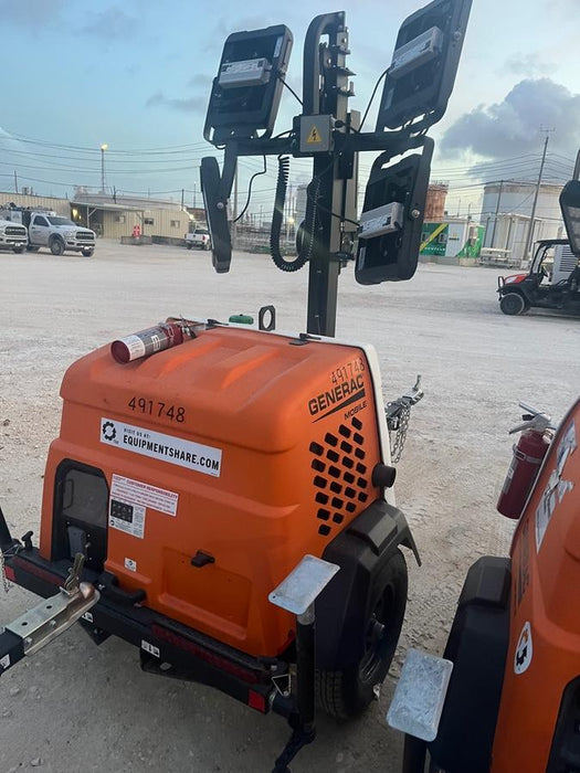 2025 Generac MLTS-4 Diesel, Mitsubishi L2E, 7.1 hp @1800 rpm, Flex Switch 120V Input, Powerzone Controller, (4) 320W LED Lights, 4kW Generator, 39.9 Gal Fuel Tank, 2" Ball, ES Decals