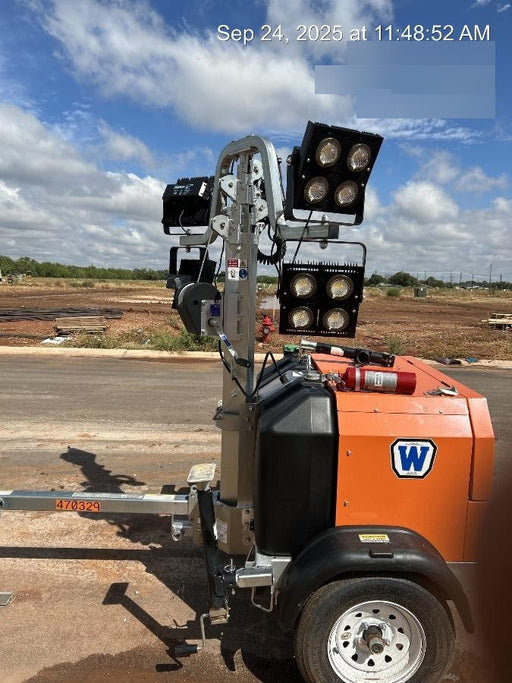 2024 Wanco WLTT-4MM4K Diesel, Deep Sea Controller, Shore Power Plug, Auto Start, (4) 350W LED Floodlights, 4kW Generator, 60 Gal Fuel Tank, 2" Ball, T3